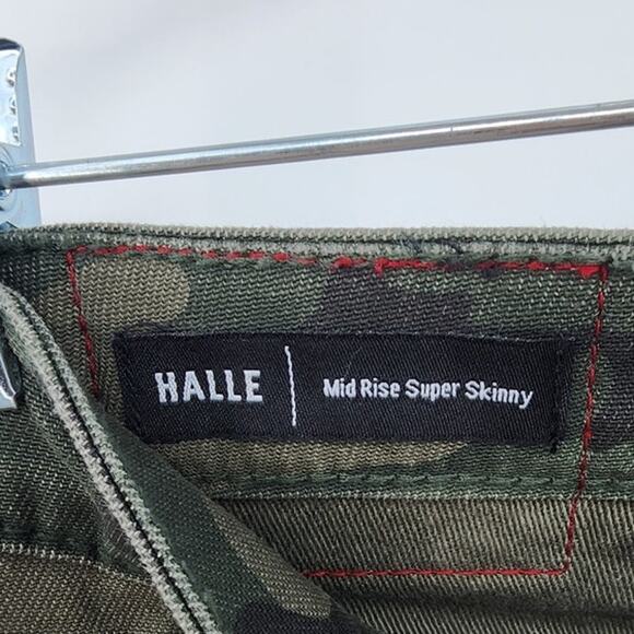 New NWT True Religion Hallie‎ Camouflage Mid Rise Skinny Jeans Size 29 - Picture 10 of 12